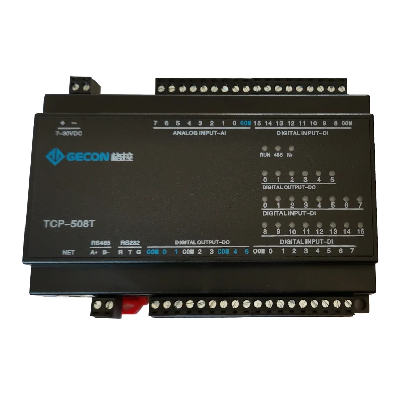 Ethernet module 6 relays 16 digital inputs 8 analog inputs Modbus protocol 
Ethernet module 6 relays 16 digital inputs 8 analog inputs Modbus protocol