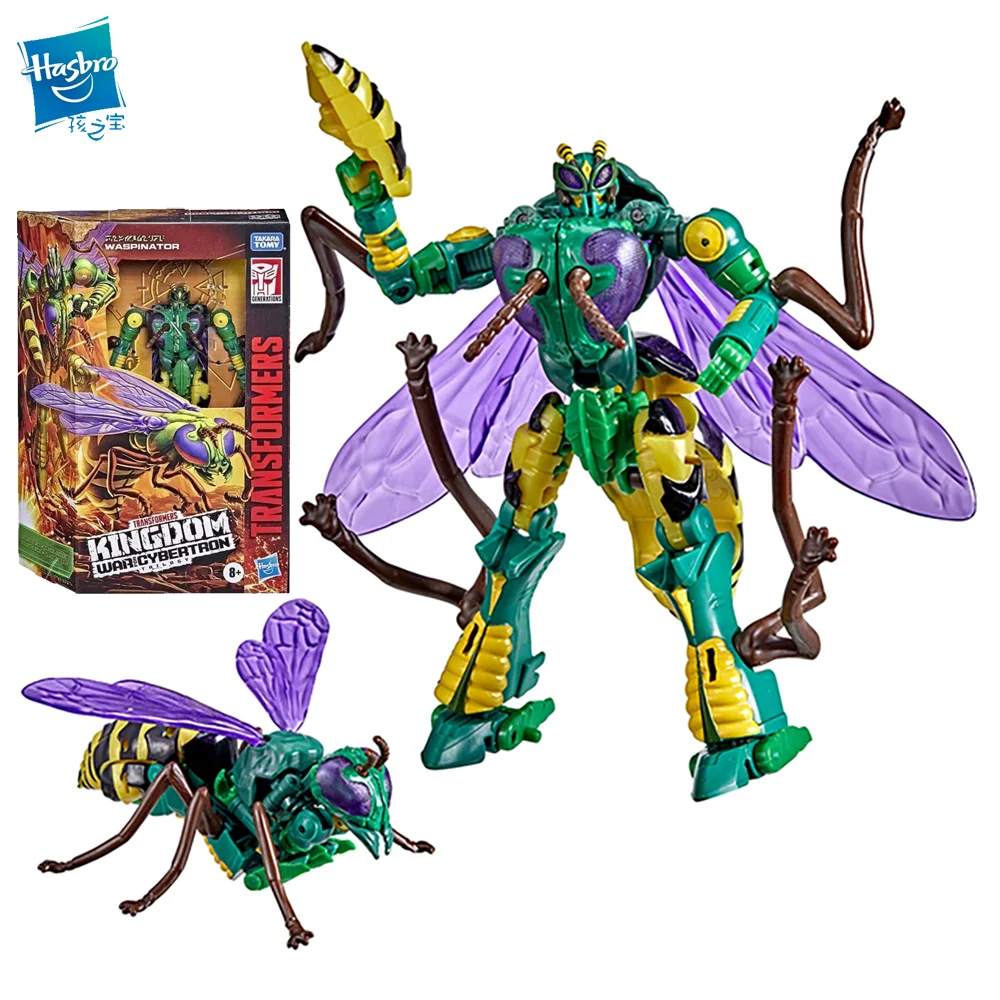 

Hasbro Transformers Generations War for Cybertron Kingdom Deluxe WFC-K34 Waspinator 16CM Children's Toy Gifts Collect Toys F0684