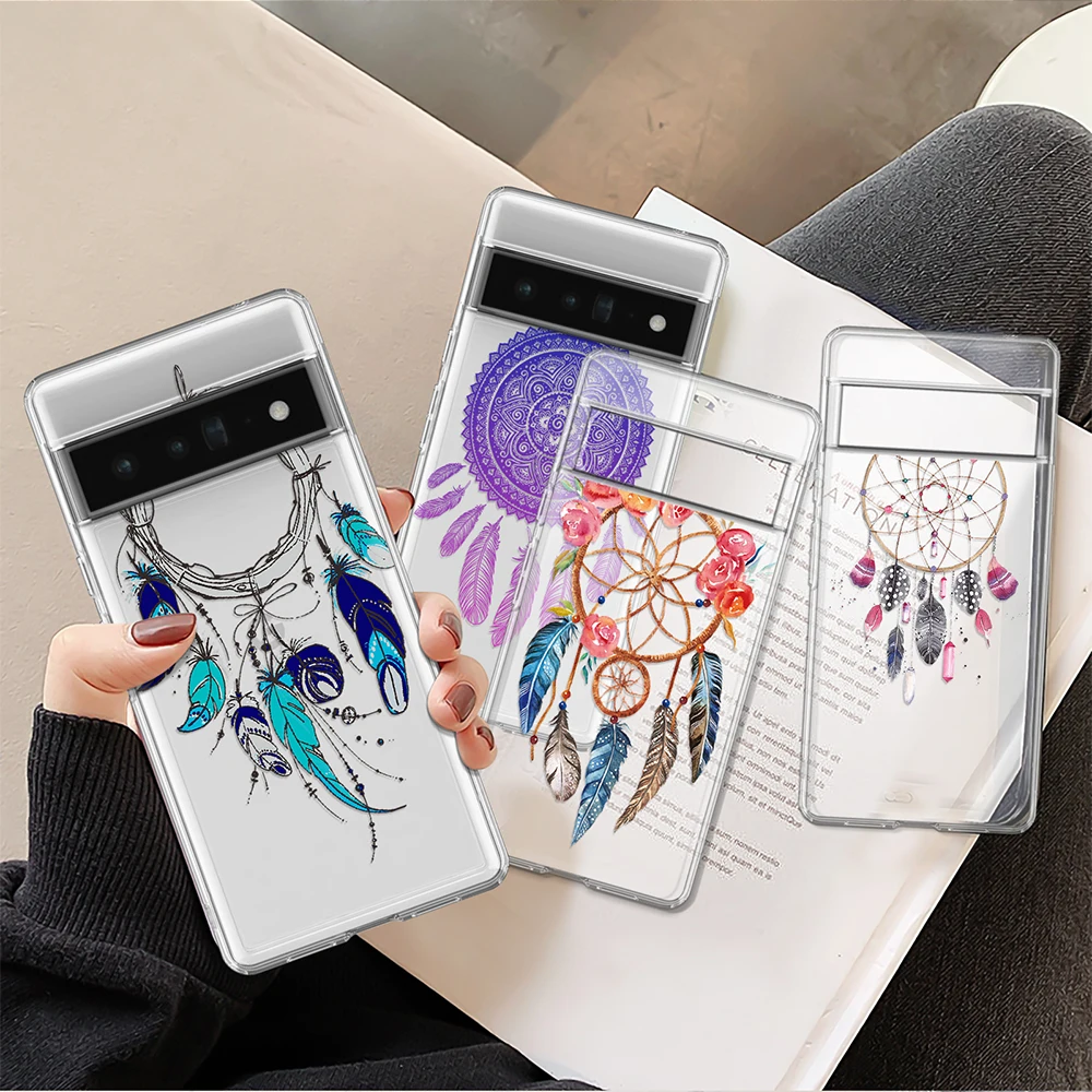 Dream Catcher Case for Google Pixel 7Pro 7 6a 6 6Pro 5 5a 5G 4XL 4 2 3XL 2XL 3 3a 3aXL 4a Transparent Soft Silicone Bumper Cover
Dream Catcher Case for Google Pixel 7Pro 7 6a 6 6Pro 5 5a 5G 4XL 4 2 3XL 2XL 3 3a 3aXL 4a Transparent Soft Silicone Bumper Cover