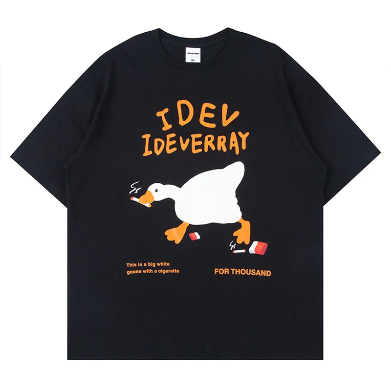 Hip Hop Streetwear Harajuku T Shirt Smoking Goose Print Tshirt 2022 Men Summer Short Sleeve Couple T-Shirt Cotton Loose Top Tees
Hip Hop Streetwear Harajuku T Shirt Smoking Goose Print Tshirt 2022 Men Summer Short Sleeve Couple T-Shirt Cotton Loose Top Tees