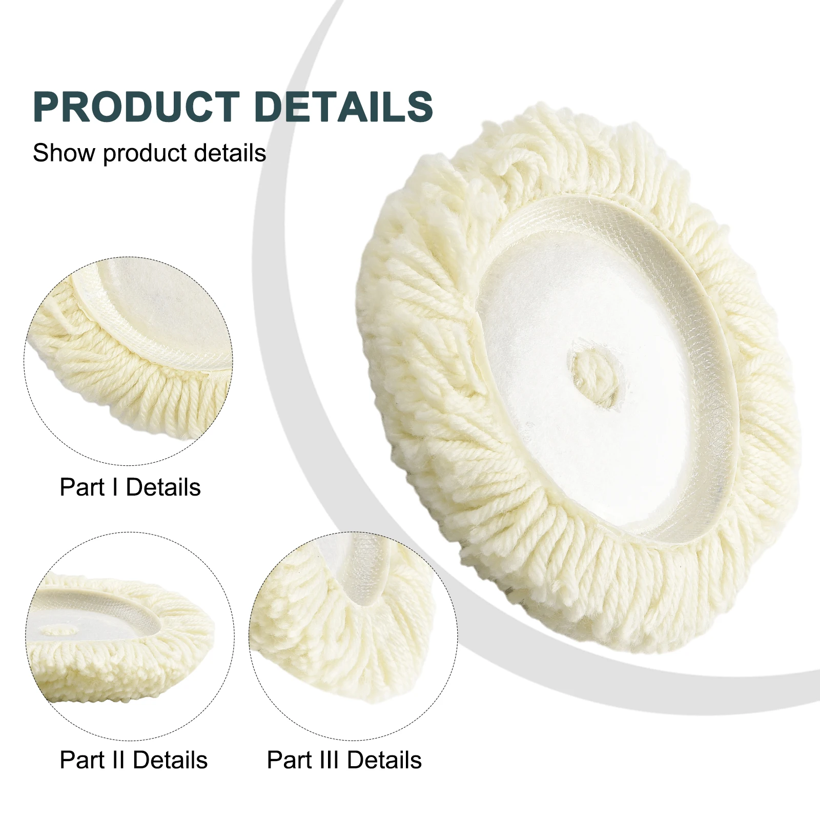 180mm 7inch Soft Wool Clean Polishing Disc Wool Bonnet Buffing Wheel Polishing Pad For Car Auto Polisher Buffer Polisher Pad
180mm 7inch Soft Wool Clean Polishing Disc Wool Bonnet Buffing Wheel Polishing Pad For Car Auto Polisher Buffer Polisher Pad