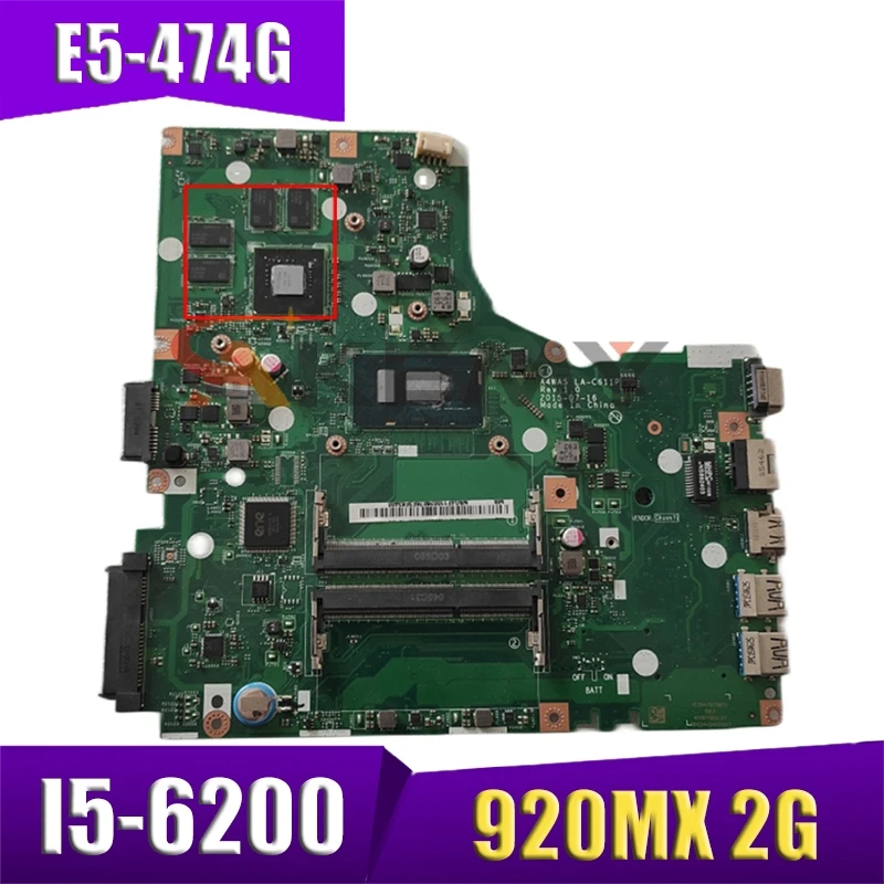 Материнская плата для ноутбука ACER E5-474G GPU 920MX 2G A4WAS 100% Test Ok материнская плата
Материнская плата для ноутбука ACER E5-474G GPU 920MX 2G A4WAS 100% Test Ok материнская плата