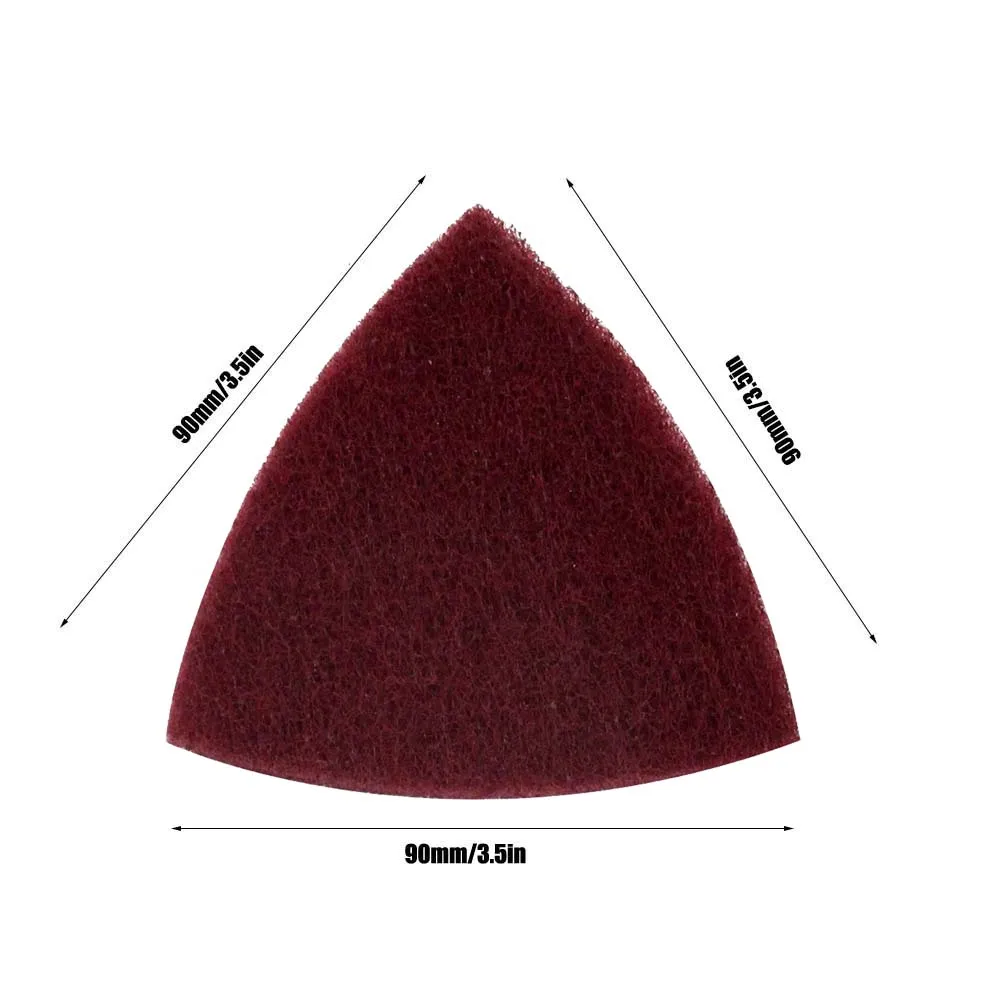 5Pcs Polishing Pad Scouring Pad Nylon Triangle 400# 13mm Thickness 90*90*90mm Spare Tools For Polishing Machine Grinding Chassis
5Pcs Polishing Pad Scouring Pad Nylon Triangle 400# 13mm Thickness 90*90*90mm Spare Tools For Polishing Machine Grinding Chassis