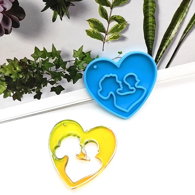 Форма для литья ювелирных изделий, форма для подвесок из силиконовой смолы для родителя и ребенка, форма для литья эпоксидной смолы, брелок для ключей, Изготовление поделок своими руками, инструмент 124A
Форма для литья ювелирных изделий, форма для подвесок из силиконовой смолы для родителя и ребенка, форма для литья эпоксидной смолы, брелок для ключей, Изготовление поделок своими руками, инструмент 124A