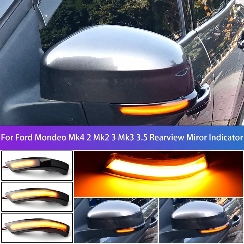 2Pcs Rearview Mirror Indicator Blinker Repeater Lamps Dynamic LED Turn Signal Lights For Ford Mondeo Mk4 2 Mk2 3 Mk3 3.5
2Pcs Rearview Mirror Indicator Blinker Repeater Lamps Dynamic LED Turn Signal Lights For Ford Mondeo Mk4 2 Mk2 3 Mk3 3.5