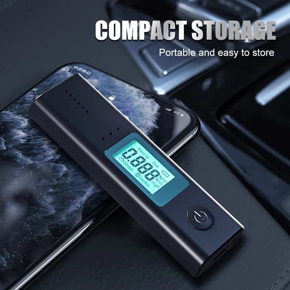 Professional Breathalyzer Portable Digital Breath Alcohol Tester With LCD Display Backlight Light Rechargeable Alcohol Detector
Professional Breathalyzer Portable Digital Breath Alcohol Tester With LCD Display Backlight Light Rechargeable Alcohol Detector