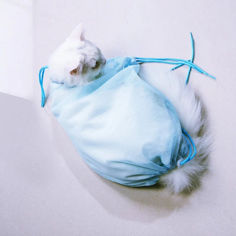 Cat Grooming Bathing Bag Adjustable Anti Scratch Bite Mesh Washing Bags Pet Nail Trimming Bathroom Restraint Tools Cat Products
Cat Grooming Bathing Bag Adjustable Anti Scratch Bite Mesh Washing Bags Pet Nail Trimming Bathroom Restraint Tools Cat Products