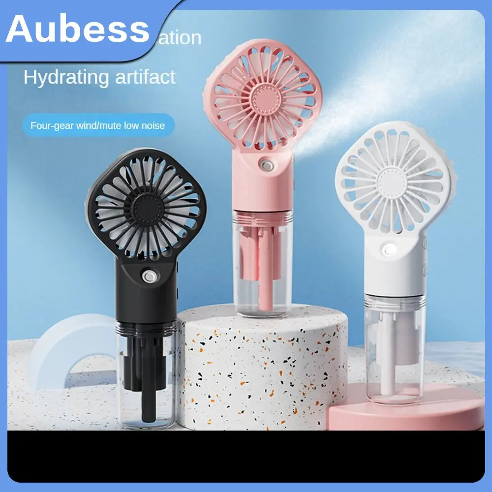 

Humidification Usb Charging Portable Fan Icy And Refreshing Spray Fan Rapid Cooling Spray Humidification Small Fan Nano Spray