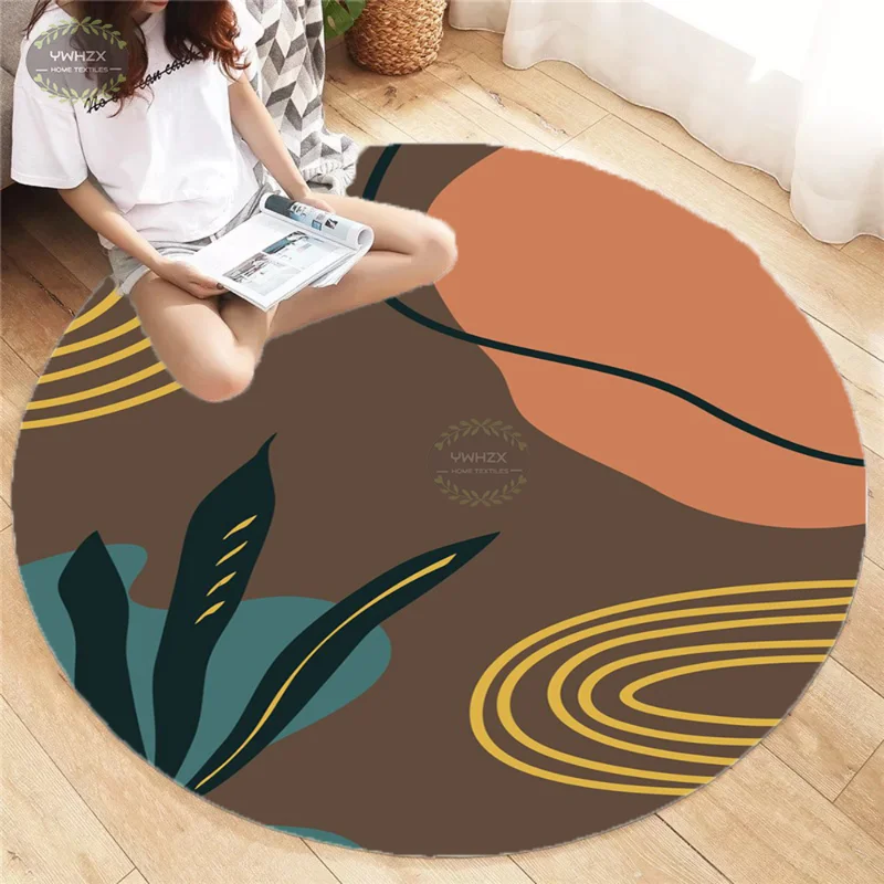 Abstract Geometry Round Carpets Modern Light Luxury Living Room Sofa Coffee Tables Rug Bedroom Non-slip Floor Entrance Door Mat
Abstract Geometry Round Carpets Modern Light Luxury Living Room Sofa Coffee Tables Rug Bedroom Non-slip Floor Entrance Door Mat