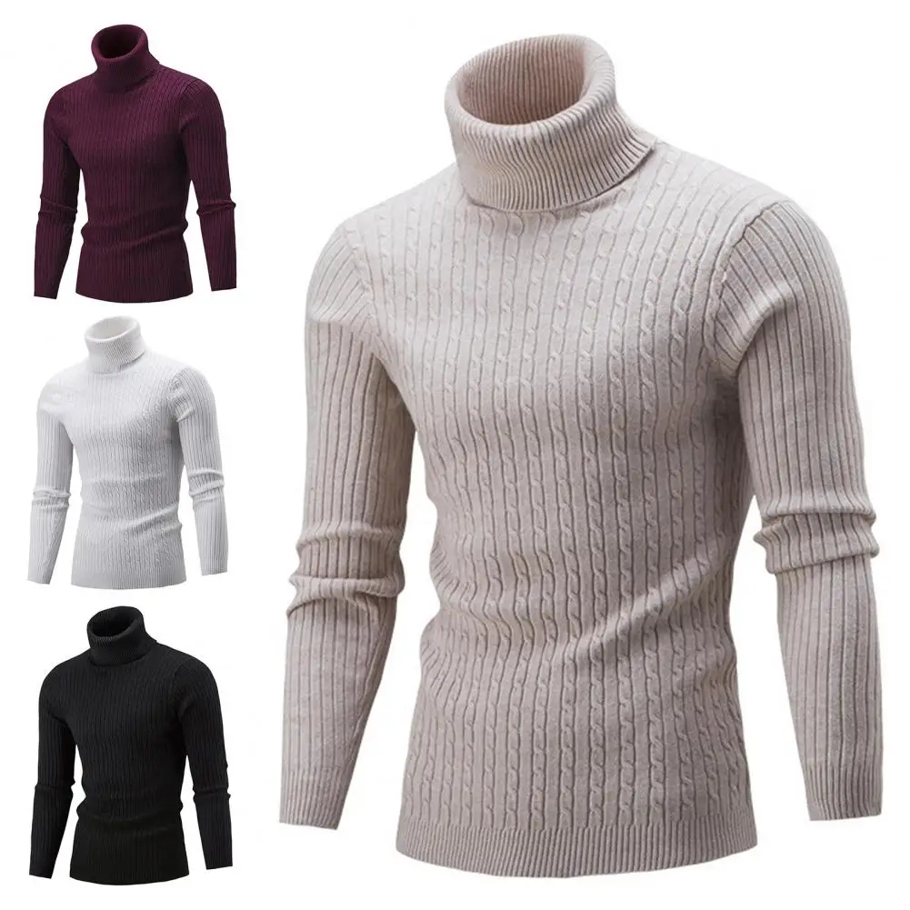 Trendy Men Knitwear Soft Knitted Sweater Twist Twist Turtleneck Male Knitted Sweater Long Sleeve
Trendy Men Knitwear Soft Knitted Sweater Twist Twist Turtleneck Male Knitted Sweater Long Sleeve