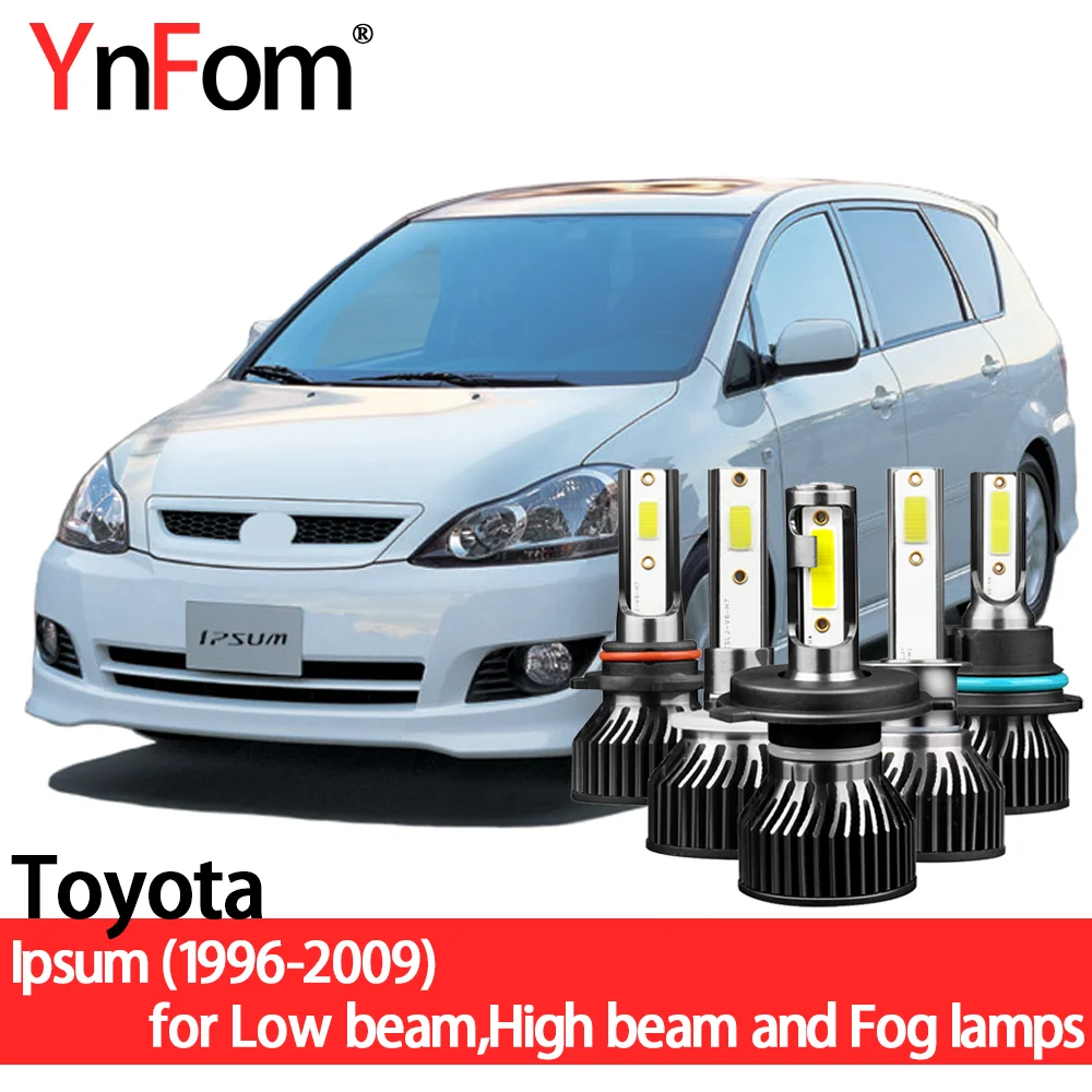 YnFom Toyota специальный комплект светодиодных фар для Ipsum XM10G ACM20W 1996-2009 ближний свет