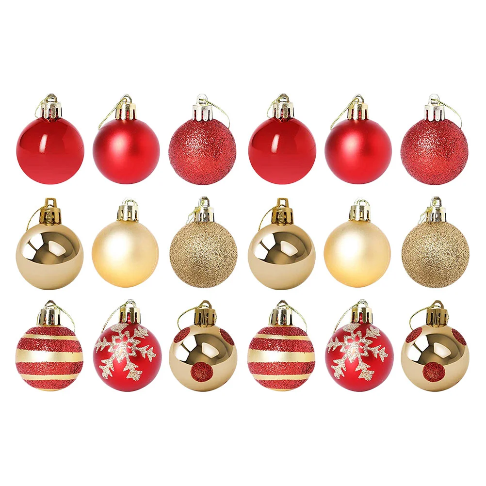 Red Plastic Christmas Tree Ornaments - 50Pcs, Shatterproof, Xmas Red Gold Baubles, Holiday Decorations
Red Plastic Christmas Tree Ornaments - 50Pcs, Shatterproof, Xmas Red Gold Baubles, Holiday Decorations