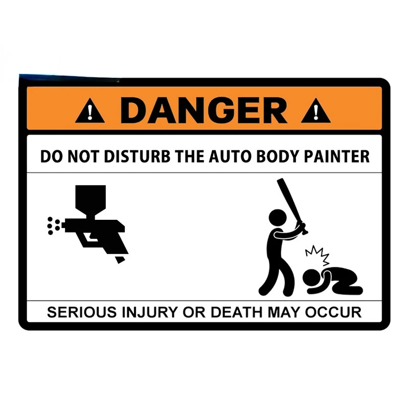 Do Not Disturb The Auto Body Painter Car Stickers Funny Creative Decals Laptop Caravan Decor Vinyl Waterproof Kk10cm
Do Not Disturb The Auto Body Painter Car Stickers Funny Creative Decals Laptop Caravan Decor Vinyl Waterproof Kk10cm