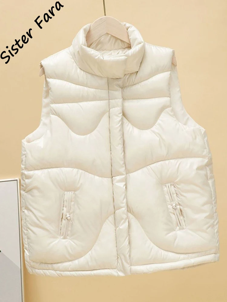 Sister Fara Winter Down Vest Women Short Windbreaker Lightweight Body Warmer Waistcoat Female White Duck Down Sleeveless Vest
Sister Fara Winter Down Vest Women Short Windbreaker Lightweight Body Warmer Waistcoat Female White Duck Down Sleeveless Vest