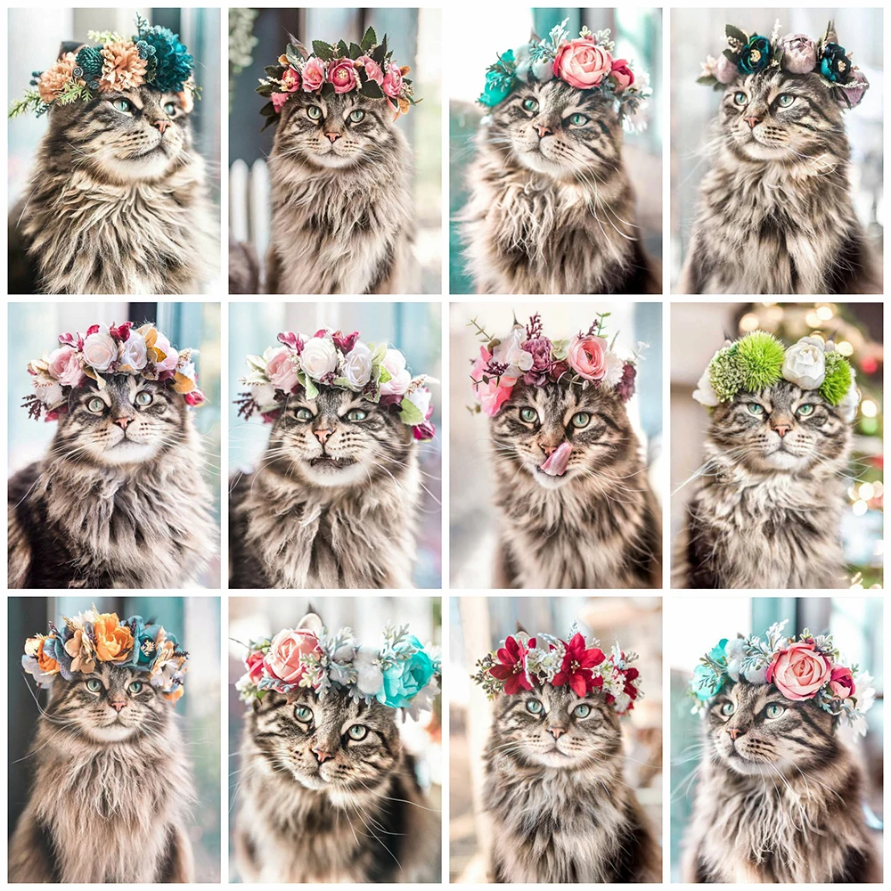 Royal Secret Diamond Mosaic Cat Diamond Painting Flower Embroidery Animal Cross Stitch Kit Picture Rhinestones Handicrafts Gift
Royal Secret Diamond Mosaic Cat Diamond Painting Flower Embroidery Animal Cross Stitch Kit Picture Rhinestones Handicrafts Gift