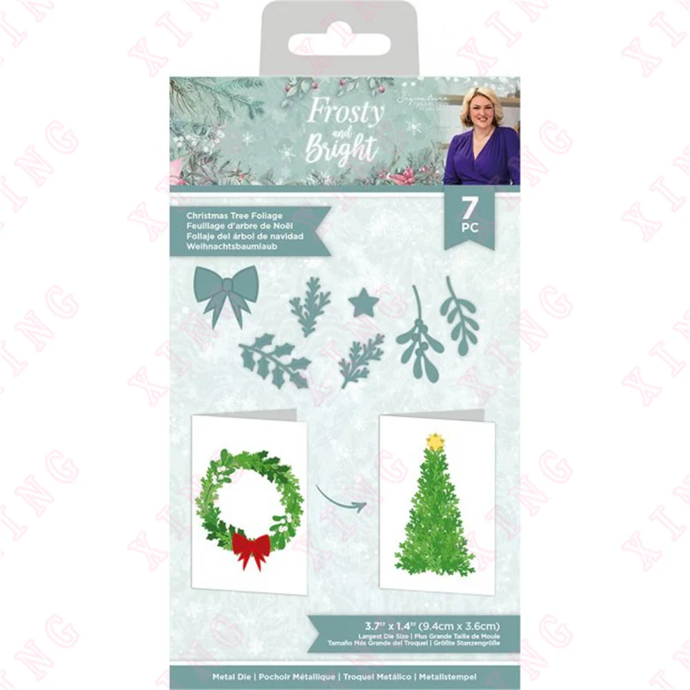 Christmas Tree Foliage Die Set Metal Cutting Dies Scrapbook Diary Decorate Embossing Template Diy Gift Card Handmade Craft Molds
Christmas Tree Foliage Die Set Metal Cutting Dies Scrapbook Diary Decorate Embossing Template Diy Gift Card Handmade Craft Molds
