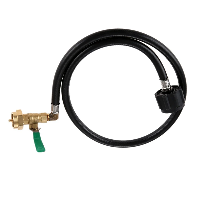 High Pressure Camping Grill QCC1 Type Propane Refill Hose 35.5Inch Long 1LB Tank Bottle Adapter Connection ON-Off Valve
High Pressure Camping Grill QCC1 Type Propane Refill Hose 35.5Inch Long 1LB Tank Bottle Adapter Connection ON-Off Valve