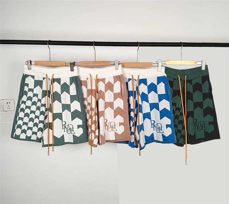 2023ss Plaid Rhude Jacquard Shorts Men Women Yellow Drawstring Breeches Y2k Men Clothing Gym Shorts Men
2023ss Plaid Rhude Jacquard Shorts Men Women Yellow Drawstring Breeches Y2k Men Clothing Gym Shorts Men