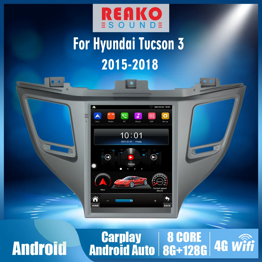 Автомобильный радиоприемник Tesla 2 Din Android 4G Carplay для Hyundai Tucson 3 2015-2018 GPS-навигация мультимедийный плеер стерео
Автомобильный радиоприемник Tesla 2 Din Android 4G Carplay для Hyundai Tucson 3 2015-2018 GPS-навигация мультимедийный плеер стерео