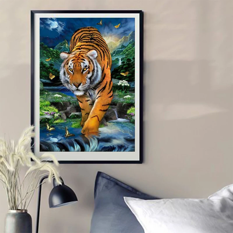 Tiger 5D Diamond Painting DIY Full Diamond Art Embroidery Restaurant Office Living Room Home Decor Diamond Cross Stitch Kits
Tiger 5D Diamond Painting DIY Full Diamond Art Embroidery Restaurant Office Living Room Home Decor Diamond Cross Stitch Kits