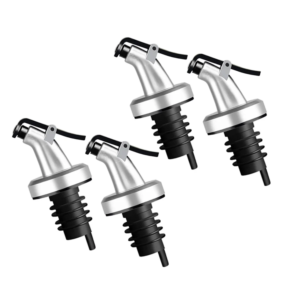Stainless Steel Pourers Pour Spouts Set for Oil Coffee Syrup Vinegar Bottles 4pcs
Stainless Steel Pourers Pour Spouts Set for Oil Coffee Syrup Vinegar Bottles 4pcs
