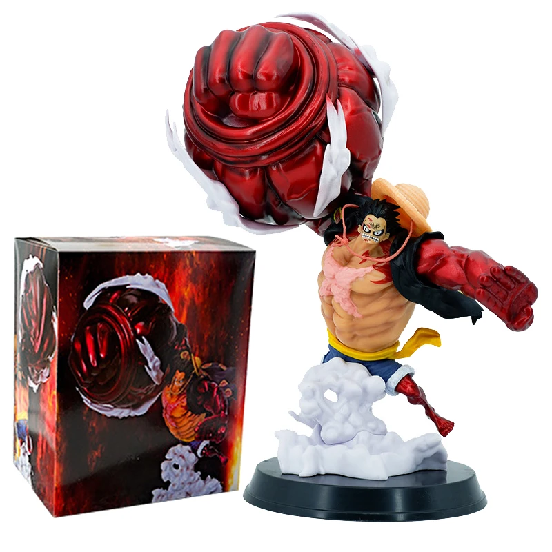 

30cm One Piece Anime GK Big Fist Monkey D Luffy Gear Fourth Ver. Action Figure PVC Collection Model Children Toys Gifts