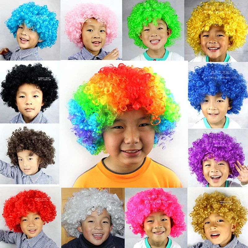 1*Round Curly Wig Carnival Children Adult Explosion Hair Hat Children's Day Party Accessories Fluffy Funny Clown Fans Hairstyle
1*Round Curly Wig Carnival Children Adult Explosion Hair Hat Children's Day Party Accessories Fluffy Funny Clown Fans Hairstyle