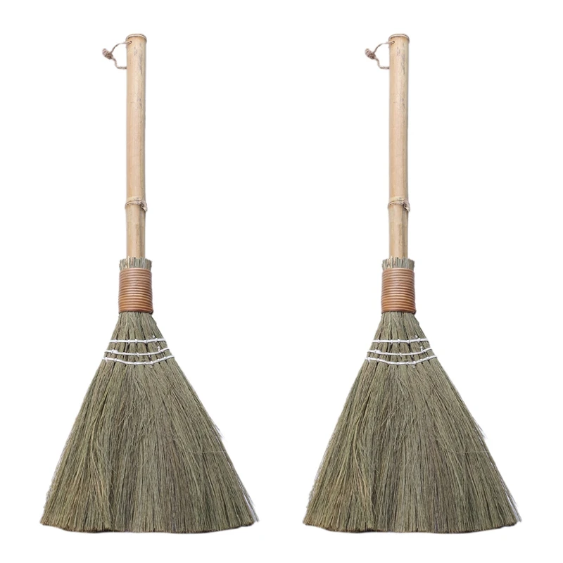 2X Handmade Sweeping Broom For Household Duster Cleaning Tool Useful Straw Braided Home Cleaning Broom Long Section
2X Handmade Sweeping Broom For Household Duster Cleaning Tool Useful Straw Braided Home Cleaning Broom Long Section