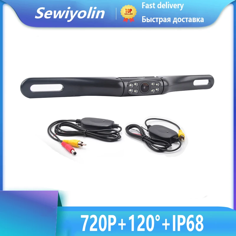 Car LED DVR Rear View Reverse Camera IP68 120 Wide Angle 8LED Lights Number Plate Back With Good Night Vision Waterproof 720P
Car LED DVR Rear View Reverse Camera IP68 120 Wide Angle 8LED Lights Number Plate Back With Good Night Vision Waterproof 720P
