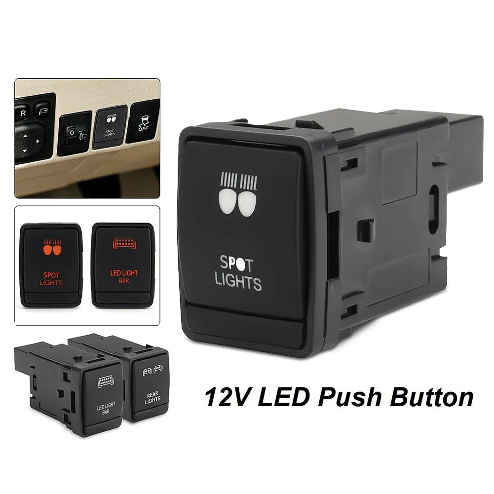 12V Push Switch LED Spot Lights For Navara NP300 Pathfinder R52 X-Trail T32 Push Switch With Twin LED Lights
12V Push Switch LED Spot Lights For Navara NP300 Pathfinder R52 X-Trail T32 Push Switch With Twin LED Lights