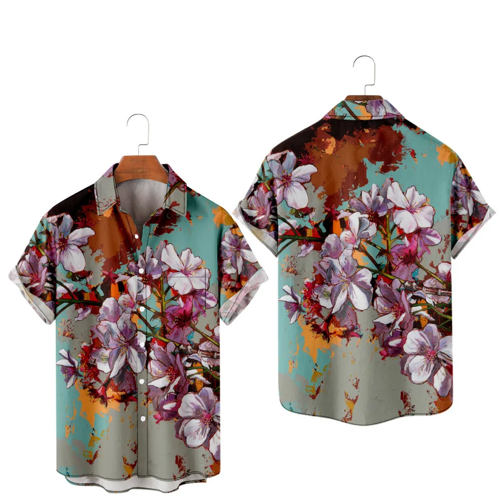 Men for shirt Men's Hawaiian T-Shirt Y2K Hombre Fashion Shirt Flowers 3D Print Cozy Casual Short Sleeve Beach Oversized Clothes
Men for shirt Men's Hawaiian T-Shirt Y2K Hombre Fashion Shirt Flowers 3D Print Cozy Casual Short Sleeve Beach Oversized Clothes