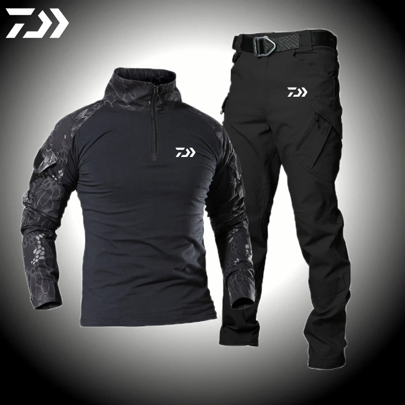 Summer Mens Tactical Clothing Set Hiking Men's Tracksuit Camouflage Sportswear Breathable Hiking Suits Cargo Pants Fishing Shirt
Summer Mens Tactical Clothing Set Hiking Men's Tracksuit Camouflage Sportswear Breathable Hiking Suits Cargo Pants Fishing Shirt