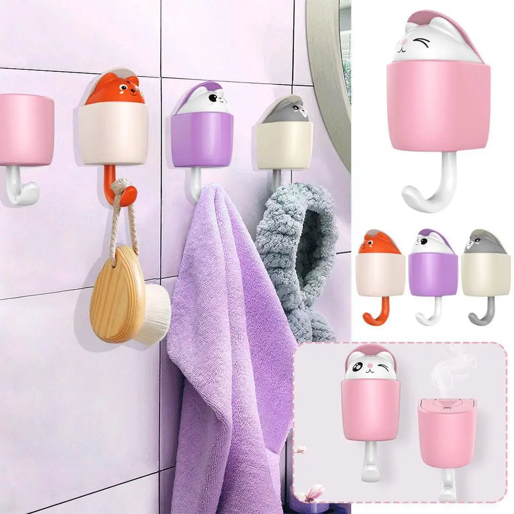 Cute Cartoon Animals Bear Hooks Wall Mounted Aromatherapy Heavy Duty Self-adhesive Hooks Decorative For Home Storage Hook S8X9
Cute Cartoon Animals Bear Hooks Wall Mounted Aromatherapy Heavy Duty Self-adhesive Hooks Decorative For Home Storage Hook S8X9
