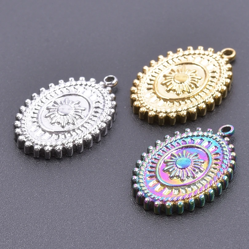 5pcs/Lot 100% Stainless Steel Oval With Pattern Charms Pendant Accessory Necklace Earring Keychain Jewelry Making For Women Man
5pcs/Lot 100% Stainless Steel Oval With Pattern Charms Pendant Accessory Necklace Earring Keychain Jewelry Making For Women Man