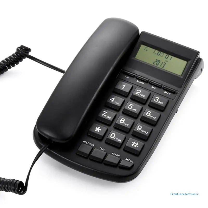 Corded Telephone Landline Telephone Big Button Landline Phones with Caller Identification for Front Desk Home Hotel DropShipping
Corded Telephone Landline Telephone Big Button Landline Phones with Caller Identification for Front Desk Home Hotel DropShipping