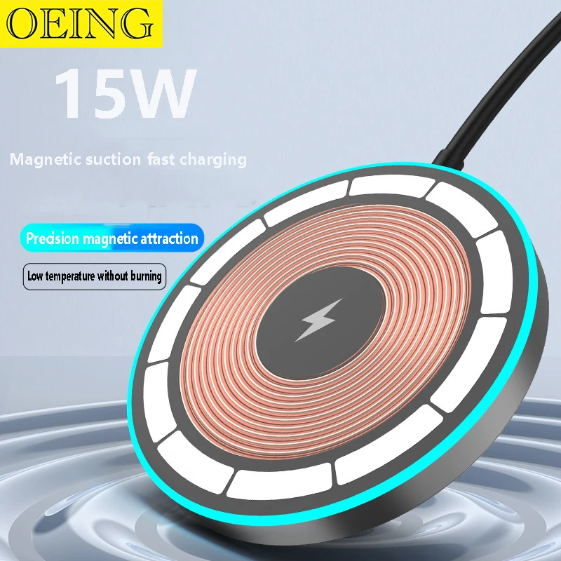 15W Magnetic Wireless Charger Pad Stand Fast Charging for iPhone 14 13 12 Pro Max Airpods PD Macsafe Phone Chargers Dock Station
15W Magnetic Wireless Charger Pad Stand Fast Charging for iPhone 14 13 12 Pro Max Airpods PD Macsafe Phone Chargers Dock Station