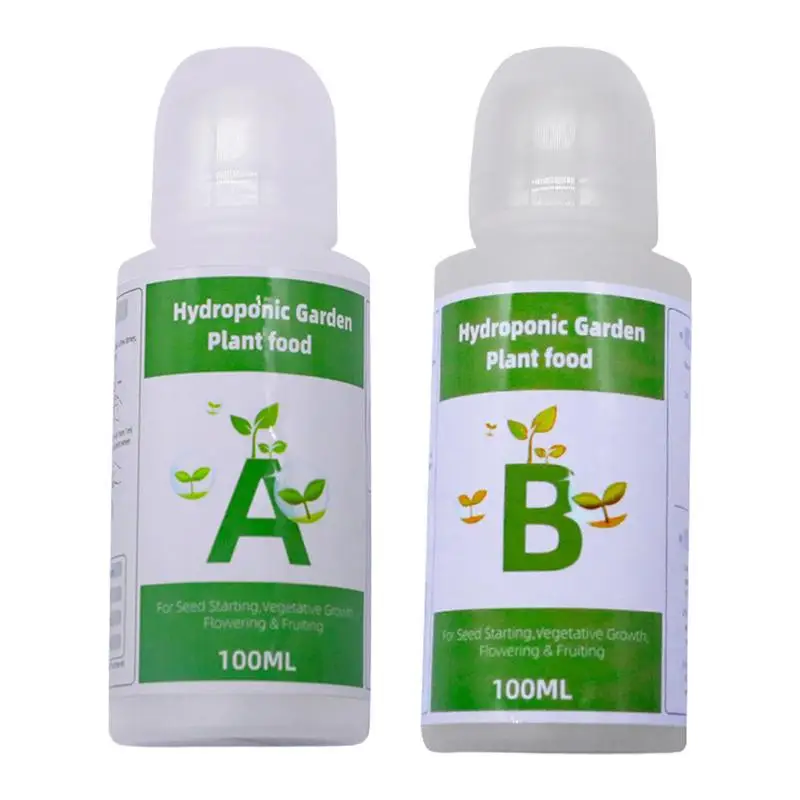 Hydroponic Garden Plant Food A&B Two Part Set Liquid Grooming Nutrient Formula Fertilizer Plant For Grass Vegetable &Tomato
Hydroponic Garden Plant Food A&B Two Part Set Liquid Grooming Nutrient Formula Fertilizer Plant For Grass Vegetable &Tomato