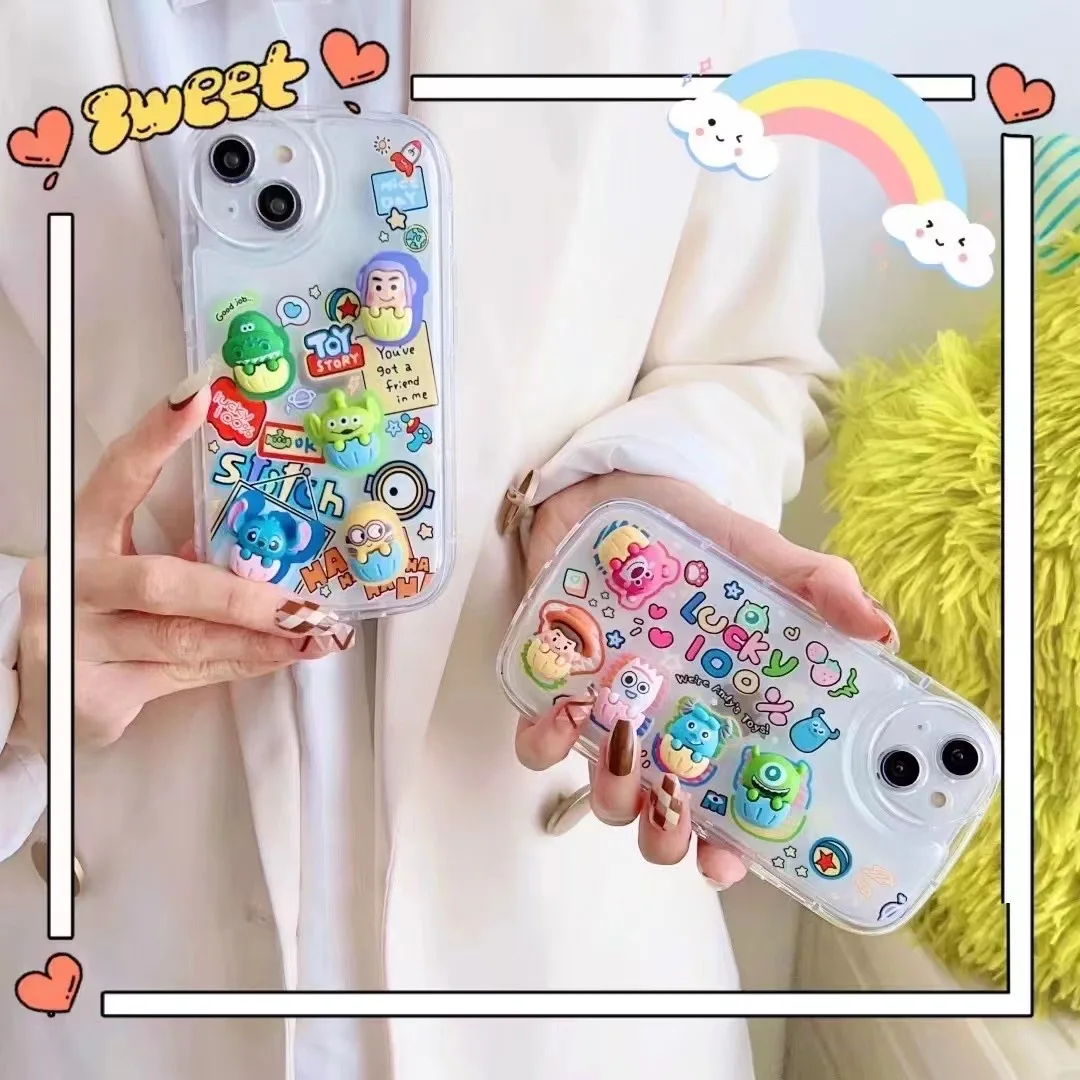 3D Disney Toy Story Stitch Buzz Lightyear cartoon Phone Cases For iPhone 14 13 12 11 Pro Max XR XS MAX 8 X 7 Back Cover
3D Disney Toy Story Stitch Buzz Lightyear cartoon Phone Cases For iPhone 14 13 12 11 Pro Max XR XS MAX 8 X 7 Back Cover