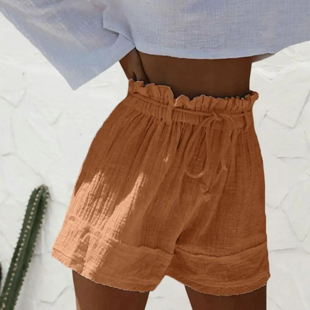 Women Shorts Ruffle Elastic Waistband Drawstring Summer Shorts High Waist Pleated Wide Leg Casual Shorts Streetwear For Dating
Women Shorts Ruffle Elastic Waistband Drawstring Summer Shorts High Waist Pleated Wide Leg Casual Shorts Streetwear For Dating