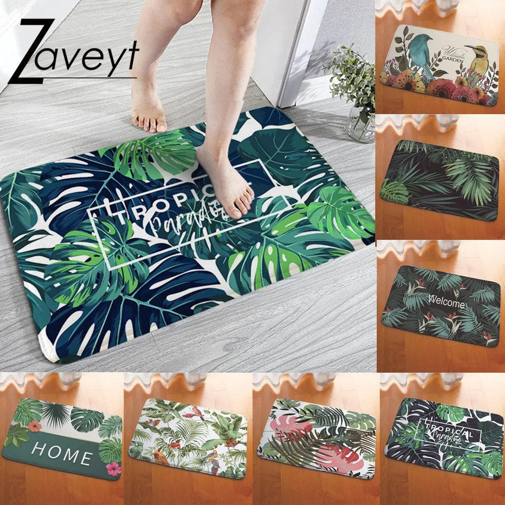 40x60cm Tropical Plant Leave Printed Doormat Bird Flower Floor Mat Home Creative Mat Super Soft Absorbent Bathroom Door Mat
40x60cm Tropical Plant Leave Printed Doormat Bird Flower Floor Mat Home Creative Mat Super Soft Absorbent Bathroom Door Mat