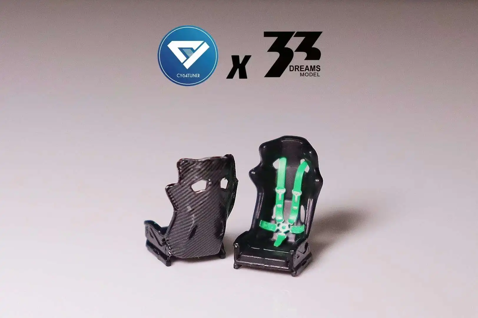 *Soon arrive* Cytuner64 x 33DREAMS 1:64 Racing Bucket Seats Carbon Fibre Seat of Model car
*Soon arrive* Cytuner64 x 33DREAMS 1:64 Racing Bucket Seats Carbon Fibre Seat of Model car