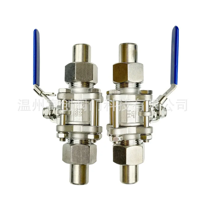 Dn25 304 Stainless Steel Manual Three-Piece Loose Joint Ball Valve Threaded Connection Pressure Pipe Water Shift
Dn25 304 Stainless Steel Manual Three-Piece Loose Joint Ball Valve Threaded Connection Pressure Pipe Water Shift