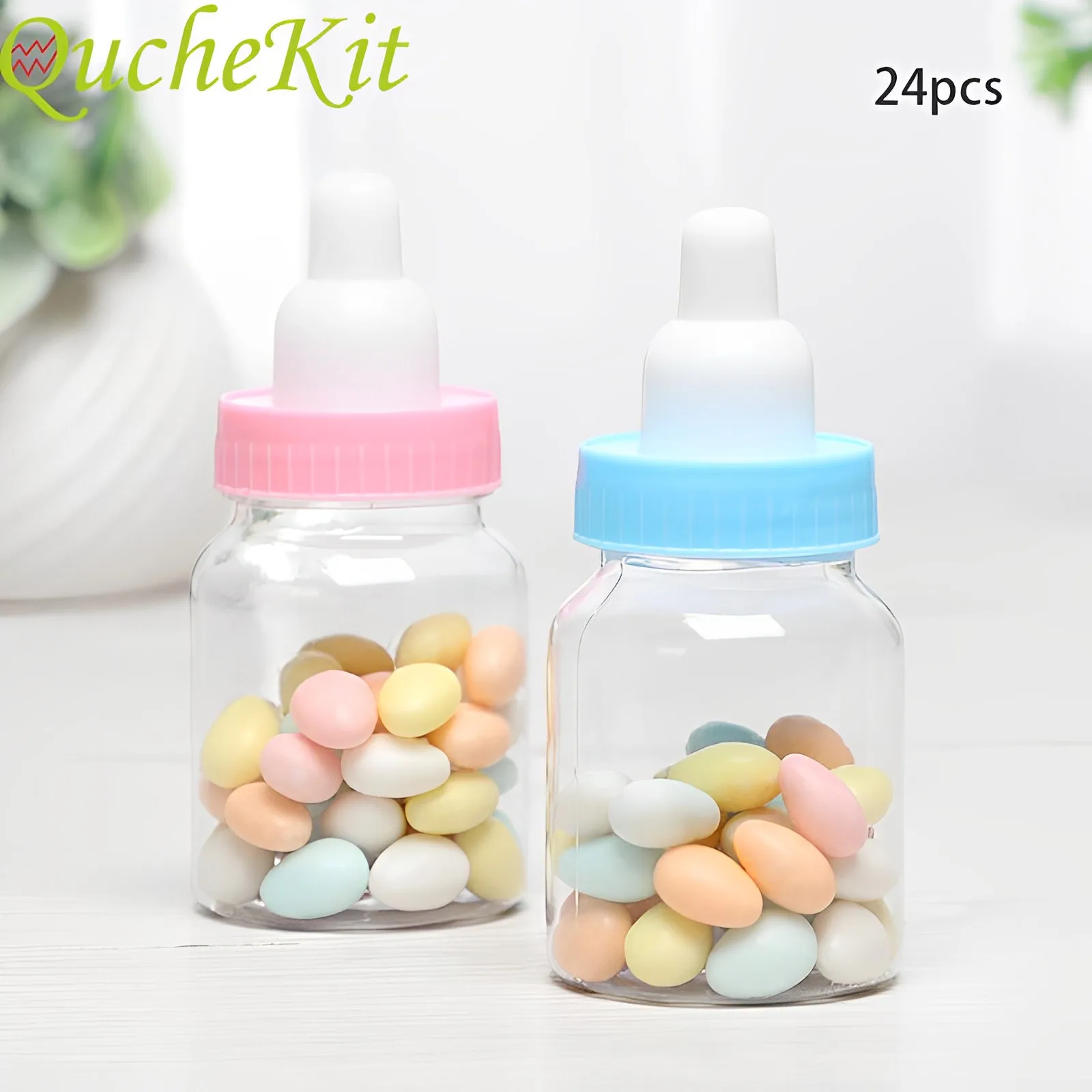 24pcs Blue Plastic Pacifier Shape Bottles Baby Shower Birthday Party Favors Gift Packaging Box For Candy Chocolate Pink Sweet Bo 
24pcs Blue Plastic Pacifier Shape Bottles Baby Shower Birthday Party Favors Gift Packaging Box For Candy Chocolate Pink Sweet Bo