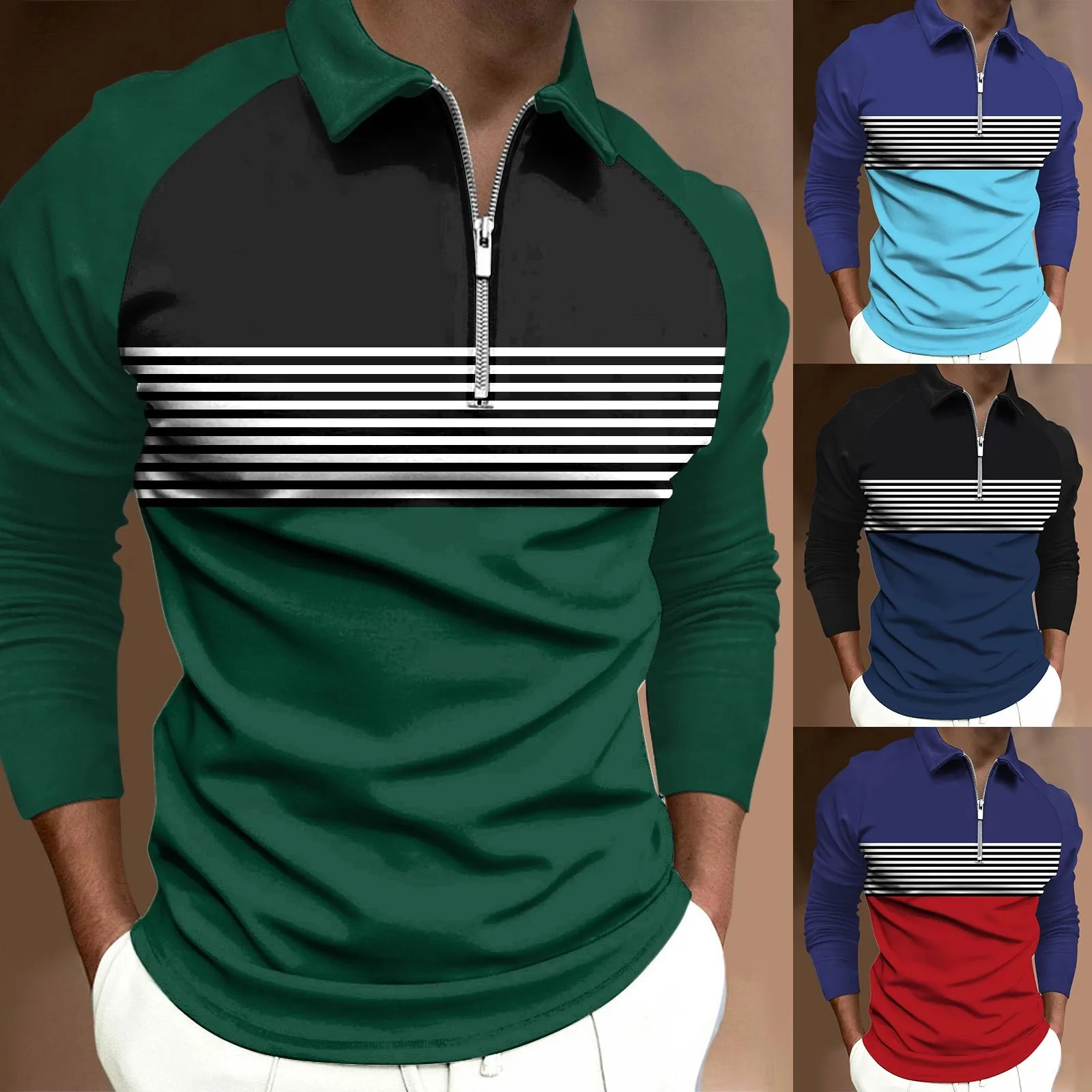 Man Shirt Mens Fashion Casual Sports Digital Print Lapel Raglan Zipper Long Sleeve Top Body Fit Tops Men
Man Shirt Mens Fashion Casual Sports Digital Print Lapel Raglan Zipper Long Sleeve Top Body Fit Tops Men