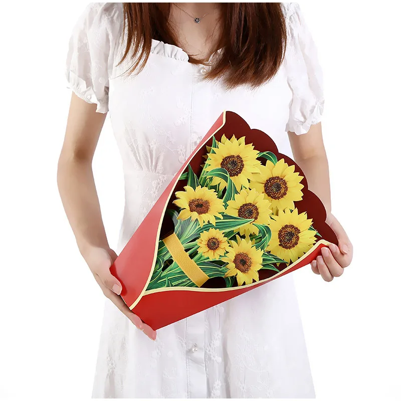 3D Lily Greeting Card Pop Up Flower Bouquet Greeting Card Excellent Paper Greeting Card Flower Bouquet for Mothers Day Gifts
3D Lily Greeting Card Pop Up Flower Bouquet Greeting Card Excellent Paper Greeting Card Flower Bouquet for Mothers Day Gifts