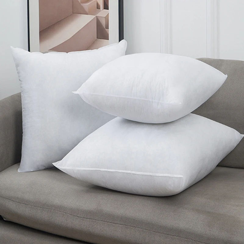 

35x35/35x55/40x40/45x45/50x50/55x55/60x60/65x65cm White Cushion Core PP Cotton Filler Filling Non-woven Cushions Pillow Insert