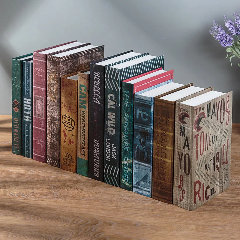 American Retro Fake Book Decoration Simulation Book Ornament Bar Prop Book Coffee Table Books Creative Minimalist Decoration
American Retro Fake Book Decoration Simulation Book Ornament Bar Prop Book Coffee Table Books Creative Minimalist Decoration