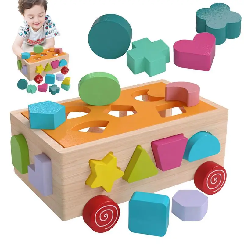 Shape Sorter Wooden Play Kit Montessori Toy Educational Learning Toys For Baby Color Shape Recognition
Shape Sorter Wooden Play Kit Montessori Toy Educational Learning Toys For Baby Color Shape Recognition