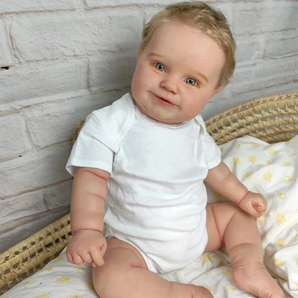 New 60CM 50cm Reborn Baby Toddler Boy Maddie Soft Body Green Eyes Blonde Hair Collectible Art doll Play House Toys
New 60CM 50cm Reborn Baby Toddler Boy Maddie Soft Body Green Eyes Blonde Hair Collectible Art doll Play House Toys