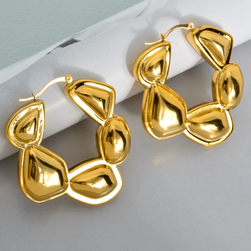 ZEADear Jewelry Big Hoop Earrings for Women Fashion Italian African Gold Color Hoops Jewellery Wedding Party Gift Free Shipping
ZEADear Jewelry Big Hoop Earrings for Women Fashion Italian African Gold Color Hoops Jewellery Wedding Party Gift Free Shipping